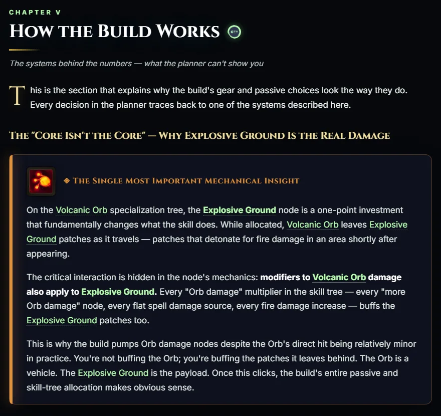 A chapter explaining how a build works